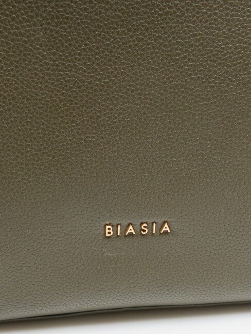 NOVEAU Leather shoulder bag moss - Women’s Bags