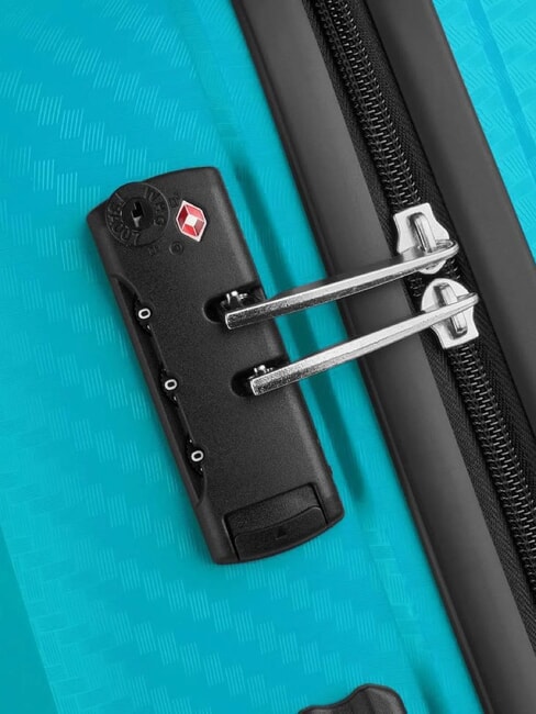 BINALONG Slim trolley hand luggage aqua green - Hand luggage