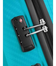 DELSEY BINALONG Slim trolley hand luggage aqua green - Hand luggage - 4