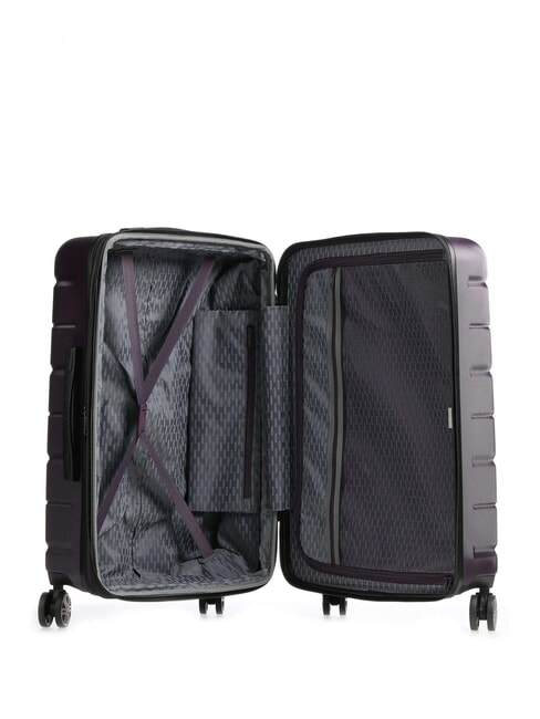 AIR ARMOUR Medium Spinner Trolley, Expandable purple - Rigid Trolley Cases