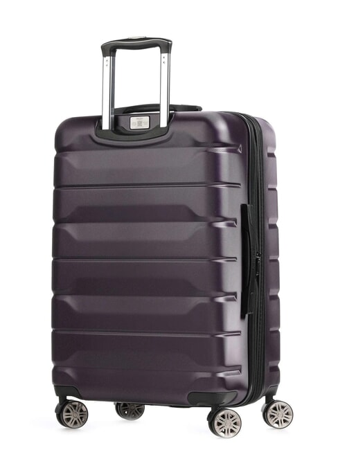 AIR ARMOUR Medium Spinner Trolley, Expandable purple - Rigid Trolley Cases