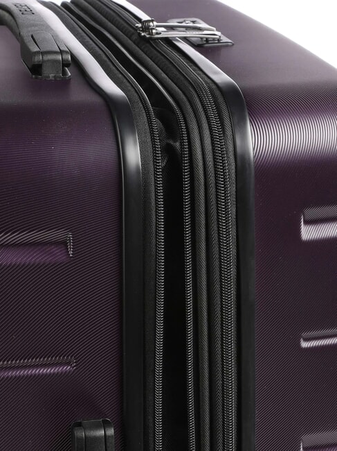 AIR ARMOUR Medium Spinner Trolley, Expandable purple - Rigid Trolley Cases