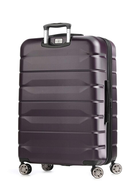 AIR ARMOUR Large size trolley, expandable purple - Rigid Trolley Cases
