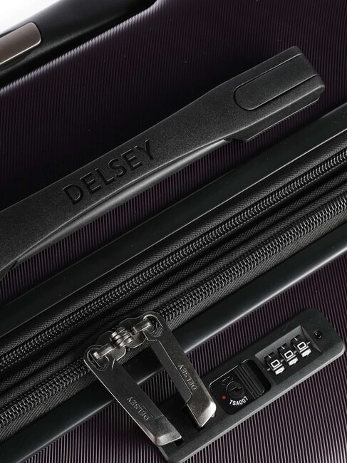 AIR ARMOUR Large size trolley, expandable purple - Rigid Trolley Cases