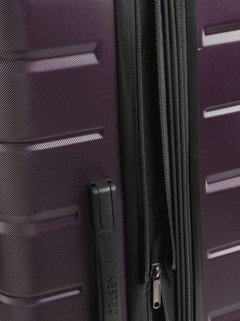 AIR ARMOUR Large size trolley, expandable purple - Rigid Trolley Cases
