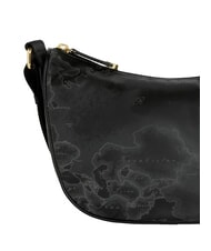 ALVIERO MARTINI PRIMA CLASSE GEO SOFT BLACK Small crescent shoulder bag Black - Women’s Bags - 3