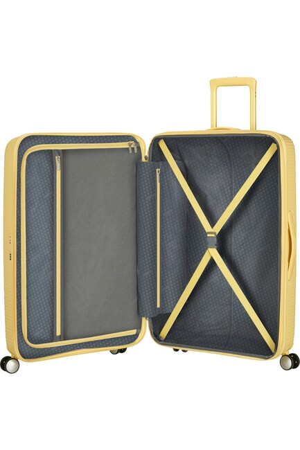 trolley case SOUNDBOX line. large. expandable pastel yellow - Rigid Trolley Cases