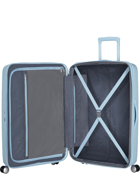 trolley case SOUNDBOX line. large. expandable PASTEL BLUE - Rigid Trolley Cases