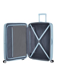 AMERICAN TOURISTER trolley case SOUNDBOX line. large. expandable PASTEL BLUE - Rigid Trolley Cases - 2