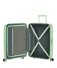 AMERICAN TOURISTER SOUNDBOX SPINNER Medium trolley, expandable pastel green - Rigid Trolley Cases - 2