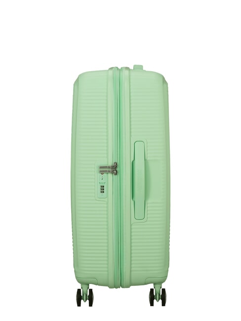SOUNDBOX SPINNER Medium trolley, expandable pastel green - Rigid Trolley Cases