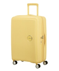 AMERICAN TOURISTER SOUNDBOX SPINNER Medium trolley, expandable pastel yellow - Rigid Trolley Cases - 3