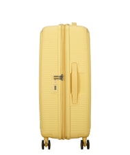 AMERICAN TOURISTER SOUNDBOX SPINNER Medium trolley, expandable pastel yellow - Rigid Trolley Cases - 4