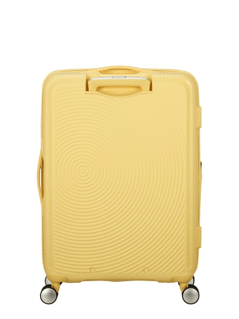 SOUNDBOX SPINNER Medium trolley, expandable pastel yellow - Rigid Trolley Cases