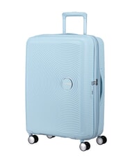 AMERICAN TOURISTER SOUNDBOX SPINNER Medium trolley, expandable PASTEL BLUE - Rigid Trolley Cases - 3