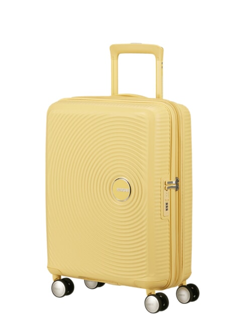 Trolley SOINDBOX line, hand baggage, expandable pastel yellow - Hand luggage