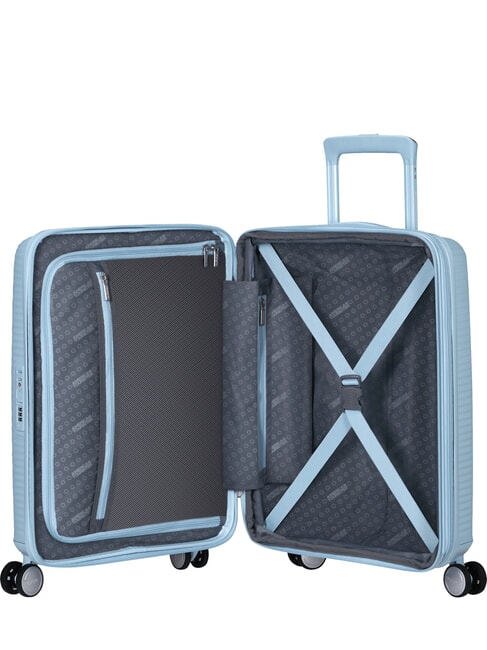 Trolley SOINDBOX line, hand baggage, expandable PASTEL BLUE - Hand luggage