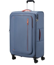 AMERICAN TOURISTER CLOUDRIDER Large, expandable trolley stone blue - Semi-rigid Trolley Cases - 3