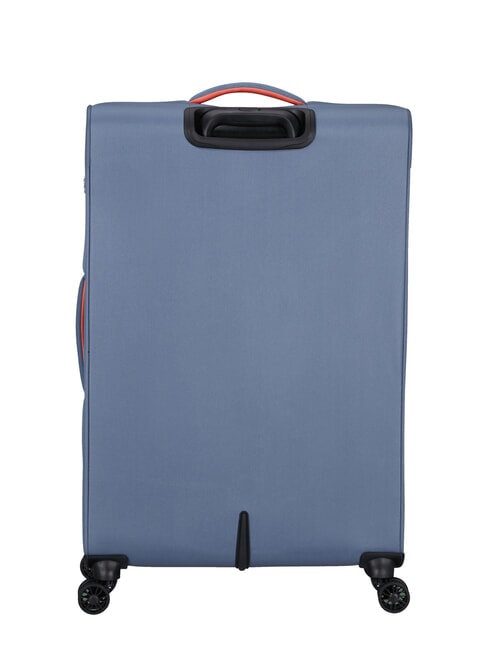 CLOUDRIDER Large, expandable trolley stone blue - Semi-rigid Trolley Cases