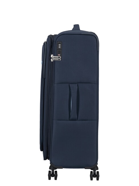 CLOUDRIDER Large, expandable trolley sky navy - Semi-rigid Trolley Cases