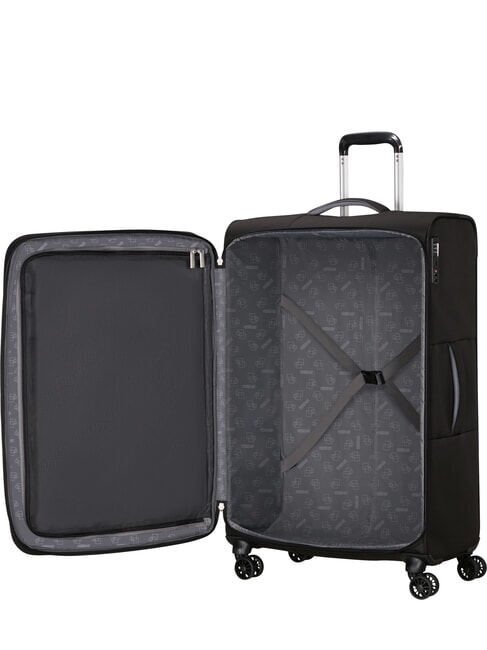 CLOUDRIDER Large, expandable trolley Jetblack - Semi-rigid Trolley Cases
