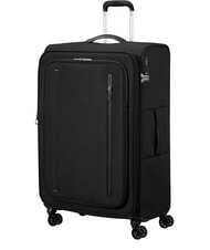 AMERICAN TOURISTER CLOUDRIDER Large, expandable trolley Jetblack - Semi-rigid Trolley Cases - 3