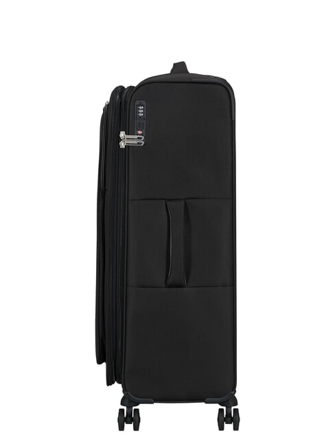 CLOUDRIDER Large, expandable trolley Jetblack - Semi-rigid Trolley Cases