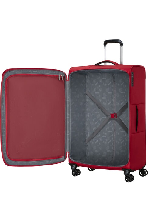 CLOUDRIDER Large, expandable trolley astral red - Semi-rigid Trolley Cases