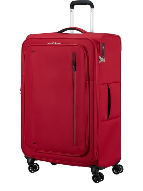 CLOUDRIDER Large, expandable trolley astral red - Semi-rigid Trolley Cases