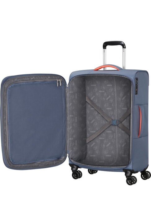 CLOUDRIDER Large Expandable Trolley stone blue - Semi-rigid Trolley Cases