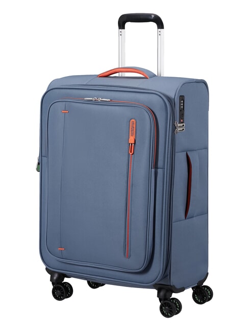 CLOUDRIDER Large Expandable Trolley stone blue - Semi-rigid Trolley Cases