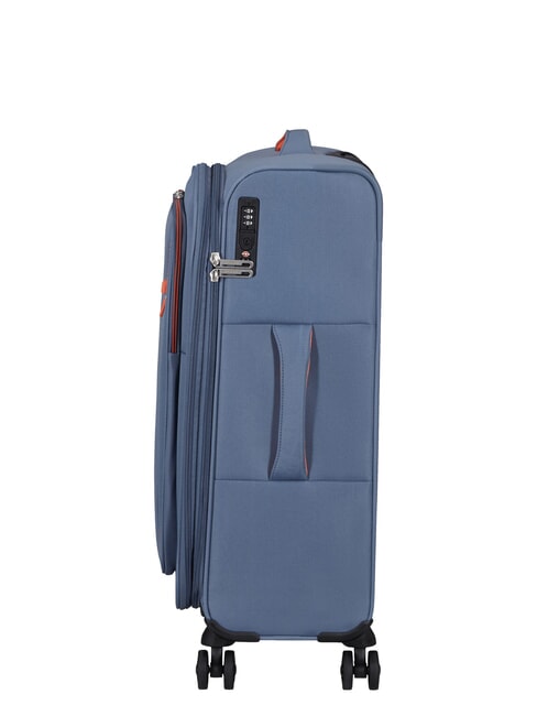 CLOUDRIDER Large Expandable Trolley stone blue - Semi-rigid Trolley Cases