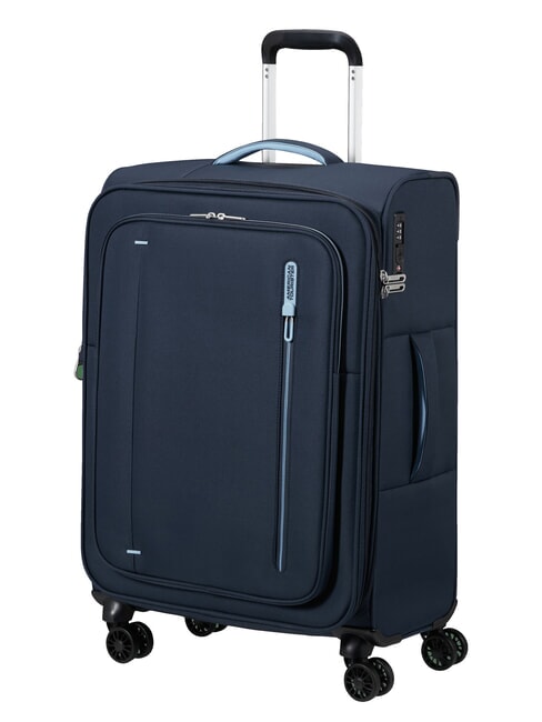 CLOUDRIDER Large Expandable Trolley sky navy - Semi-rigid Trolley Cases