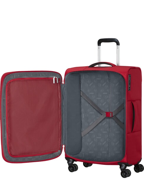 CLOUDRIDER Large Expandable Trolley astral red - Semi-rigid Trolley Cases