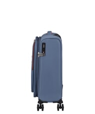 AMERICAN TOURISTER CLOUDRIDER Expandable Hand Luggage Trolley stone blue - Hand luggage - 4