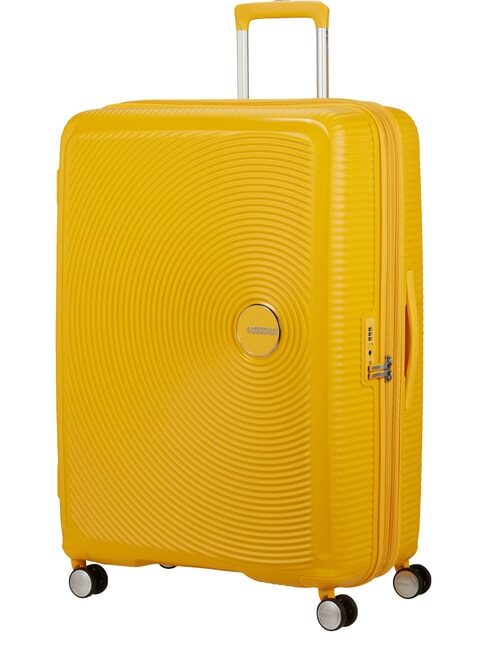 SOUNDBOX Extra Large, Expandable Trolley goldenyellow - Rigid Trolley Cases