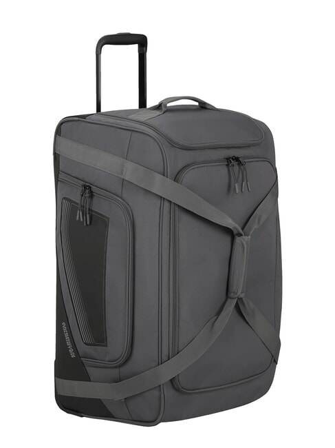 CITY RACER Medium Trolley Bag BLACK - Semi-rigid Trolley Cases