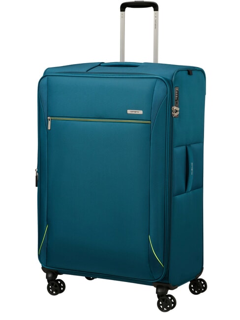 BASE BREEZE Extra Large, Expandable Trolley petrolblue - Semi-rigid Trolley Cases