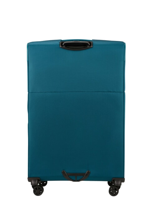 BASE BREEZE Extra Large, Expandable Trolley petrolblue - Semi-rigid Trolley Cases