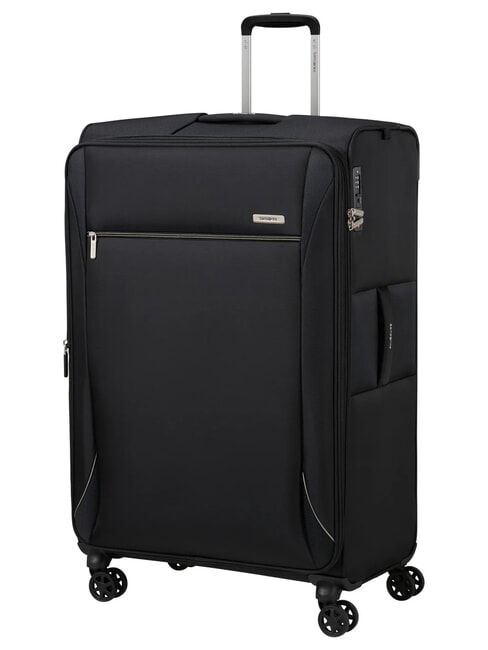 BASE BREEZE Extra Large, Expandable Trolley BLACK - Semi-rigid Trolley Cases