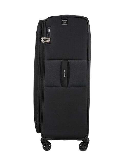 BASE BREEZE Extra Large, Expandable Trolley BLACK - Semi-rigid Trolley Cases