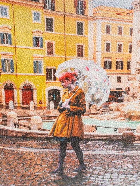 YESBAG  Medium shopping bag rainbow rome - Women&rsquo;s Bags