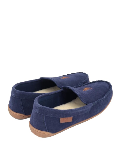 BRENAN Suede moccasins navy2 - Men’s shoes