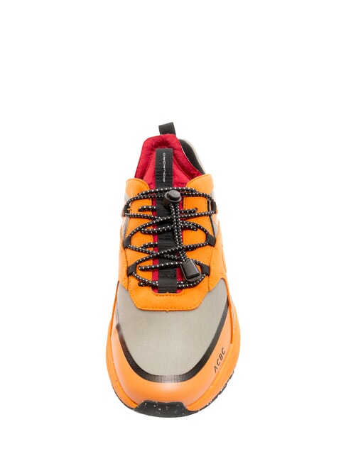CORNER 2.0 SPECIALE 2 Sneakers in recycled fabric ORANGE - Men&rsquo;s shoes