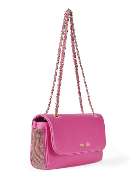 KIM Convertible bag with metal mesh fuchsia - Women&rsquo;s Bags