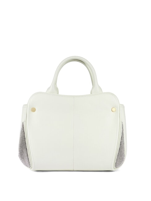KIM Medium bag with metal mesh inserts white - Women’s Bags