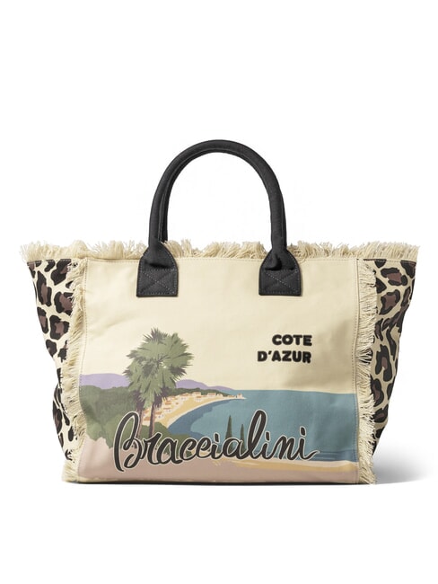 SUMMER Canvas tote bag with print C&ocirc;te d'Azur - Women&rsquo;s Bags