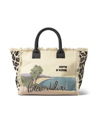 BRACCIALINI SUMMER Canvas tote bag with print C&ocirc;te d'Azur - Women&rsquo;s Bags - 3