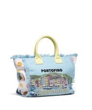BRACCIALINI SUMMER Canvas tote bag with print Portofino - Women&rsquo;s Bags - 2