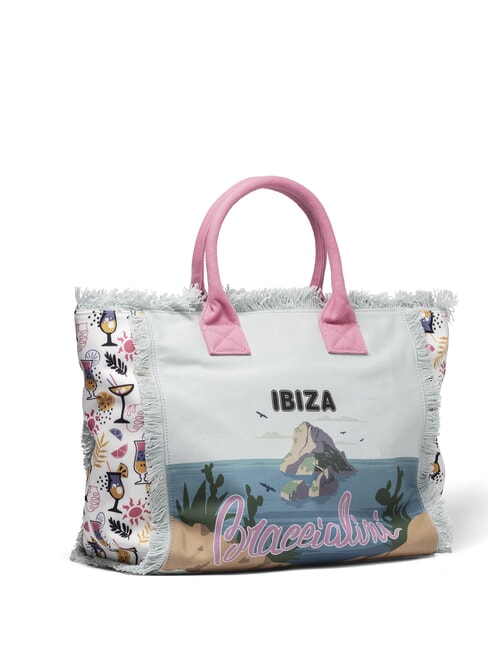 SUMMER Canvas tote bag with print Ibiza - Women&rsquo;s Bags